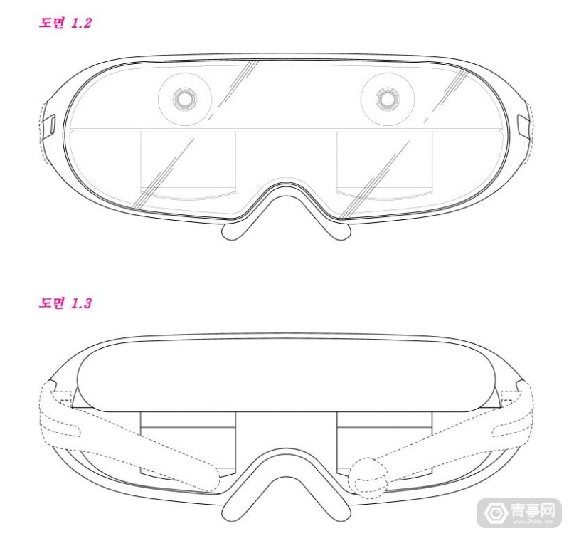 三星AR头显外观设计专利曝光，或为分体式设计，酷似护目镜