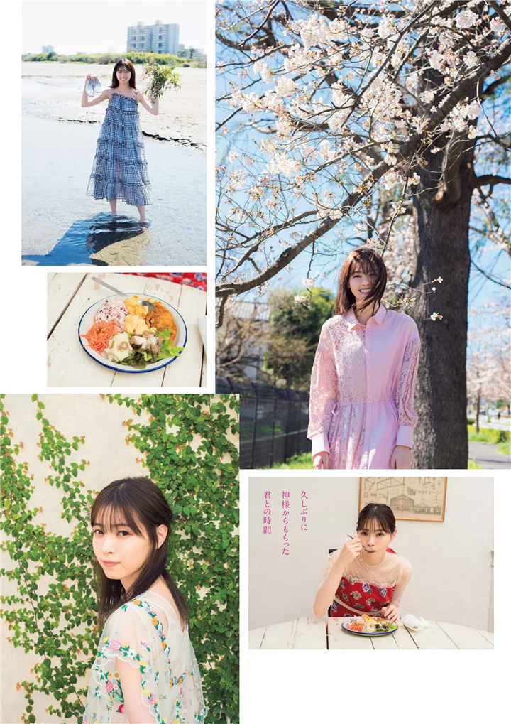 西野七濑美图写真：待到樱花烂漫时，她在丛中笑